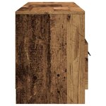 vidaXL Meuble TV vieux bois 150x33 5x45 cm bois d'ingénierie