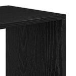 vidaXL Bibliothèque noir 66x31x112 cm bois d'ingénierie