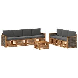 vidaXL Ensembles de canapés 8 pc Bois d'Acacia Massif