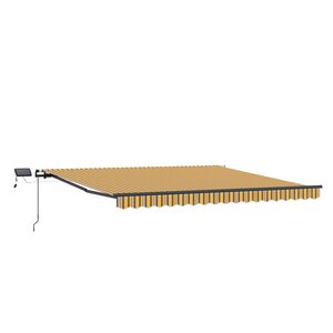 vidaXL Auvent Rétractable Multicolore 450 ×350 cm tissu