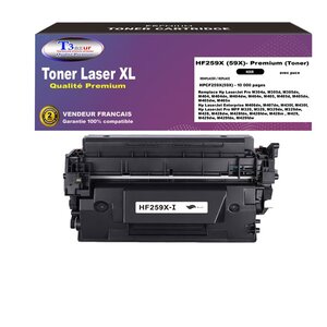 T3AZUR - Toner Laser compatible avec HP LaserJet Enterprise M430 M430f remplace (59X) Noir