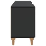 vidaXL Meuble TV 150 x 31 x 50 cm Noir Bois d'ingénierie