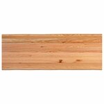 vidaXL Table à manger et bord naturel bois massif chêne rectangulaire