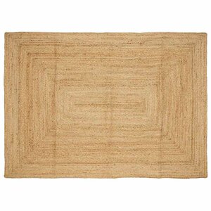 vidaXL Tapis de zone Beige 240 x 340 cm Jute