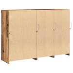 vidaXL Buffet Bois ancien 142.5 x 37 x 100 cm Bois d'ingénierie