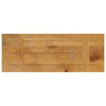 vidaXL Dessus de table 90x40x2 5 cm rectangulaire bois massif manguier