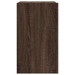 vidaXL Armoire murale chêne marron 75x35x60 cm bois d'ingénierie