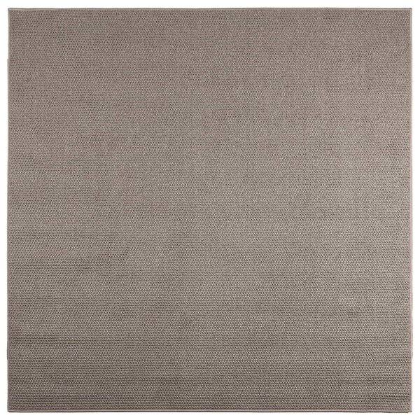 vidaXL Tapis de surface Carré LUGO Taupe 240 x 240 cm Polyester