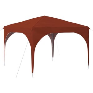 vidaXL Tente de fête pop-up 290 x 290 x 245 cm Terre cuite
