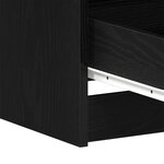 vidaXL Bureaux 2 Pièces Chêne Noir 140x50x76 cm Bois d'ingénierie