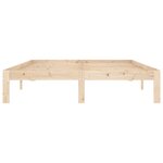 vidaXL Cadre de lit sans matelas bois massif de pin 140x200 cm