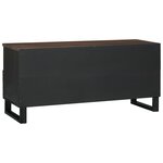 vidaXL Meuble TV 100x33.5x46 cm Bois massif Mangou&bois d'ingénierie