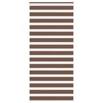 vidaXL Store zèbre marron 110x230cm largeur du tissu 105 9cm polyester