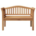 vidaXL Banc de jardin 120x53.5x85 cm en bois massif de teck