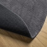 vidaXL Tapis HUARTE à poils courts doux et lavable anthracite Ø 160 cm