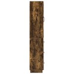 vidaXL Ensemble de Meubles 2 Pièces Chêne fumé 33 x 34 5 x 87 cm
