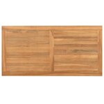 vidaXL Table basse Marron 110 x 55 x 45 cm Bois de teck solide