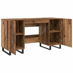 vidaXL Bureau Bois ancien 140 x 50 x 75 cm Bois d'ingénierie