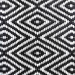 vidaXL Tapis d'extérieur ARAKIL Noir et blanc 300 x 400 cm PP