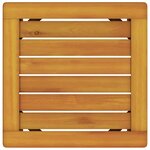 vidaXL Transat 3 Pièces Marron 35 x 35 x 34cm Bois d'acacia massif