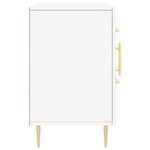vidaXL Buffet blanc 100x36x60 cm bois d'ingénierie