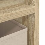 vidaXL Basboard avec tiroir Chêne Sonoma 72 x 22 5 x 38 cm