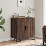 vidaXL Buffet chêne marron 78x35 5x74 5 cm bois d'ingénierie