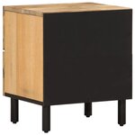vidaXL Tables de chevet 2 Pièces 40x33x46 cm Bois de manguier solide