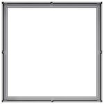 vidaXL Jardinière 100x100x30 cm acier galvanisé