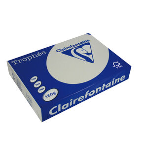 Ramette 250 Feuilles Papier 160g A4 210x297 mm Certifié FSC GRIS ACIER CLAIREFONTAINE