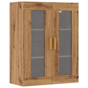 vidaXL Armoire murale suspendue chêne artisanal 69 5x34x90 cm