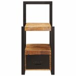 vidaXL Support valet Marron 40 x 40 x 90 cm Bois de manguier massif
