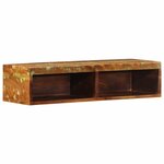 VidaXL Meuble TV mural 80x30x19 cm bois massif de récupération