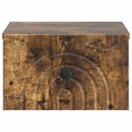 vidaXL Cabinet de chevet mural 2 pc Chêne fumé 33 x 34 5 x 20 cm
