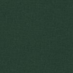 vidaXL Chaises pivotantes à manger lot de 2 vert foncé tissu