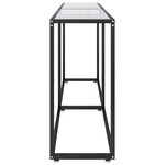 vidaXL Table console Transparent 180x35x75 5 cm Verre trempé