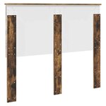 vidaXL Tête de lit Chêne fumé 140 cm Bois d'ingénierie