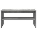 vidaXL Meuble TV Gris cement 80 x 40 x 40 cm Aggloméré
