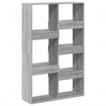 vidaXL Bibliothèque sonoma gris 100x33x155 5 cm bois d'ingénierie