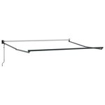vidaXL Auvent rétractable électrique Sable 100  Polyester et Aluminium