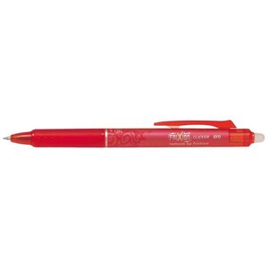 Stylo roller rétractable Frixion Ball Clicker pointe fine Rouge PILOT