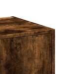 vidaXL Armoire d'apothicaire chêne fumé 30x41x118 cm bois d'ingénierie
