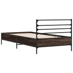 vidaXL Cadre de lit sans matelas chêne marron 90x190 cm