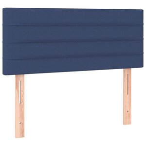 vidaXL Tête de lit Bleu 90x5x78/88 cm Tissu
