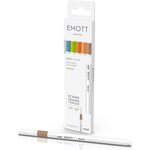 Feutre emott  set de 5 'natural colors' uni-ball