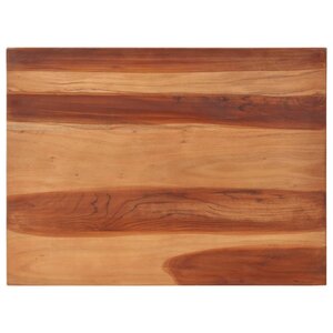 vidaXL Dessus de table bois massif d'acacia 25-27 mm 60x80 cm