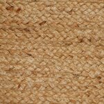 vidaXL Tapis de surface Naturel 100 x 152 cm Jute