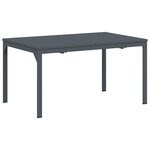 Ensemble de salle à manger de jardin de 10 pièces avec coussins Gris Poly Rattan