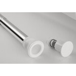 RIDDER Tringle de rideau de douche télescopique 110-245cm Chromé 55300