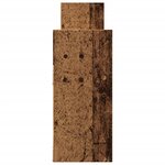 vidaXL Armoire murale 100x18x40 cm vieux bois bois d'ingénierie